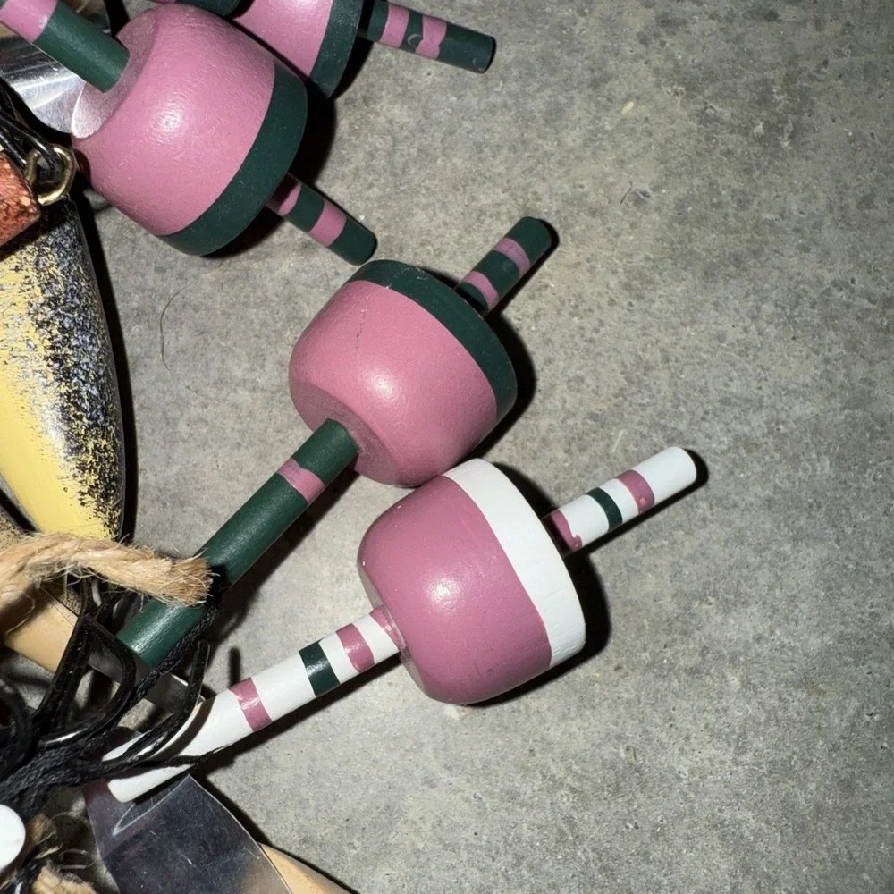 Lots Of Hand-Painted Wooden Crankbait Fishing Lure 4